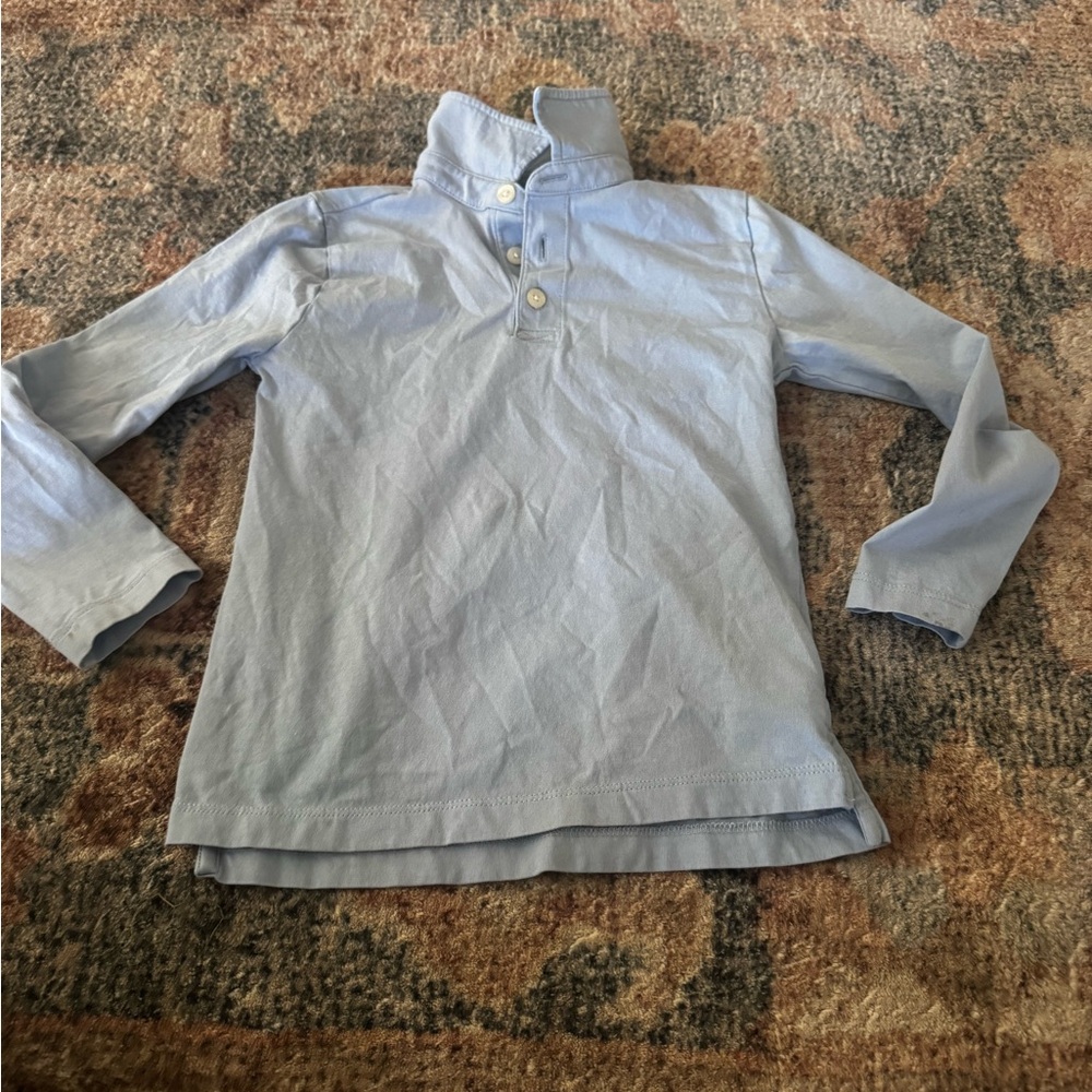 Crewcuts Light Blue Long Sleeve Polo